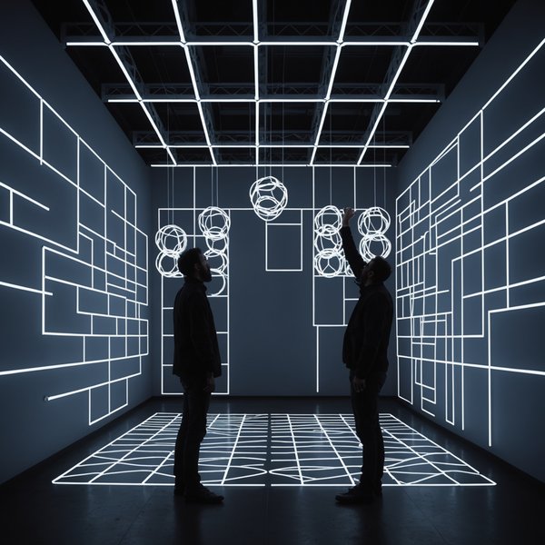 Quels sont les principes de base pour créer une installation lumineuse interactive ?