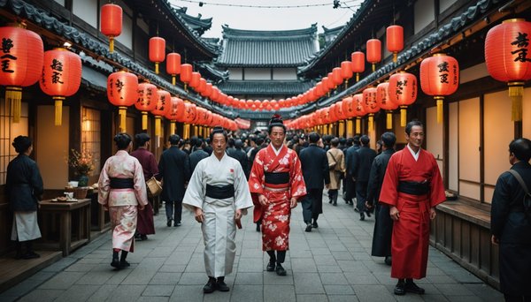 Traditions ancestrales et modernité : l'évolution des festivals japonais