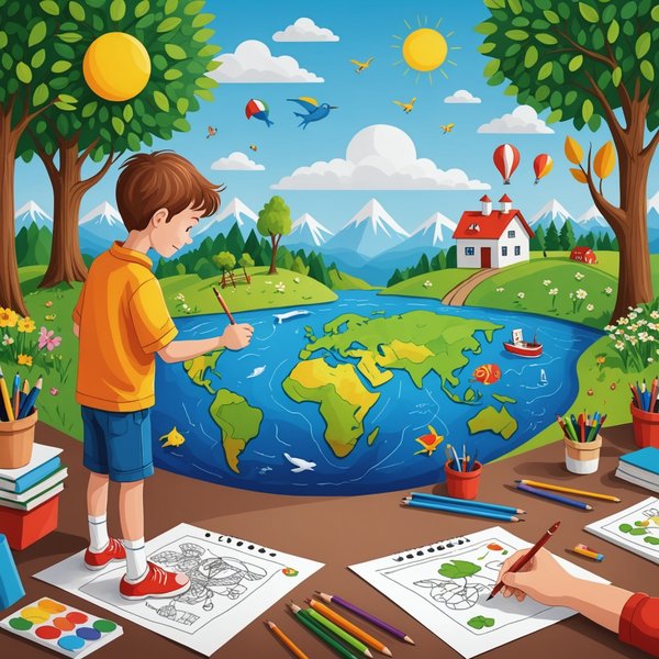 Comment concevoir un concours de dessin pour enfants sur le thème de l'environnement?