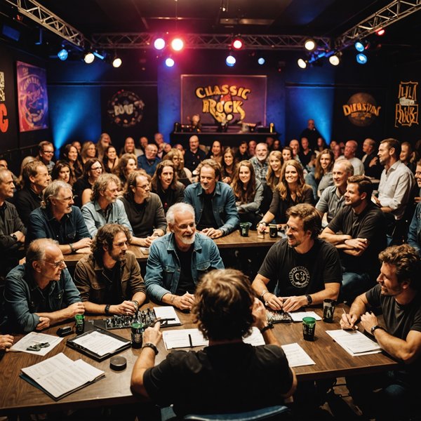 Comment organiser une soirée quiz musicale sur les grands classiques du rock?